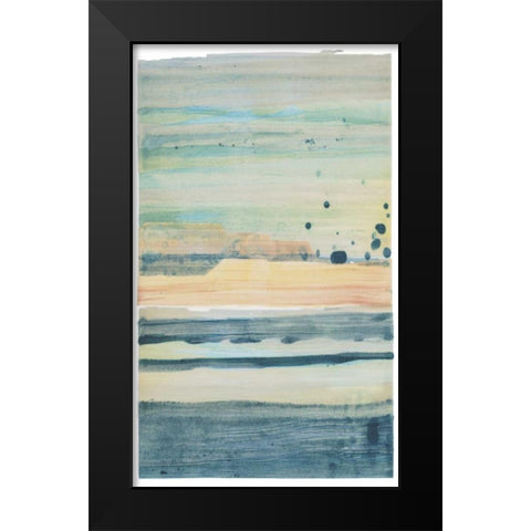 Evanescence 23 Black Modern Wood Framed Art Print by Dag, Inc.