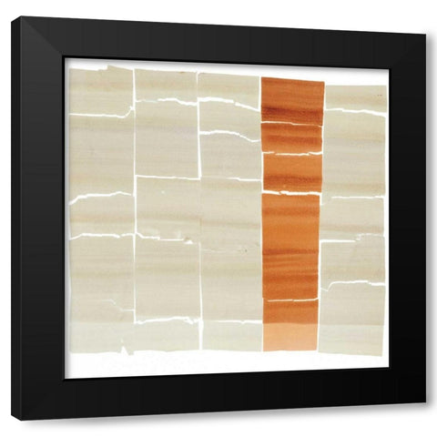 Evanescence 26 Black Modern Wood Framed Art Print by Dag, Inc.