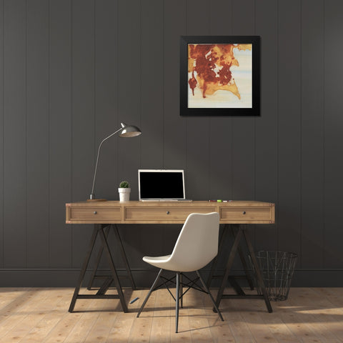 Evanescence 28 Black Modern Wood Framed Art Print by Dag, Inc.