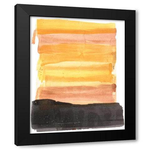 Evanescence 30 Black Modern Wood Framed Art Print by Dag, Inc.