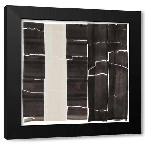 Evanescence 31 Black Modern Wood Framed Art Print by Dag, Inc.