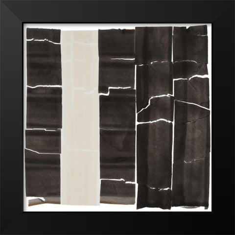 Evanescence 31 Black Modern Wood Framed Art Print by Dag, Inc.