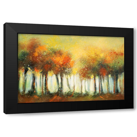 Hinterland 6 Black Modern Wood Framed Art Print with Double Matting by Dag, Inc.