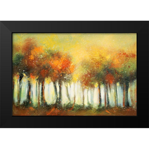 Hinterland 6 Black Modern Wood Framed Art Print by Dag, Inc.