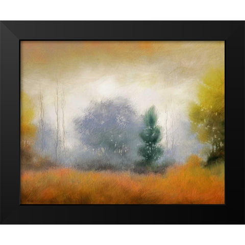 Hinterland 11 Black Modern Wood Framed Art Print by Dag, Inc.