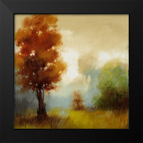 Hinterland 15 Black Modern Wood Framed Art Print by Dag, Inc.