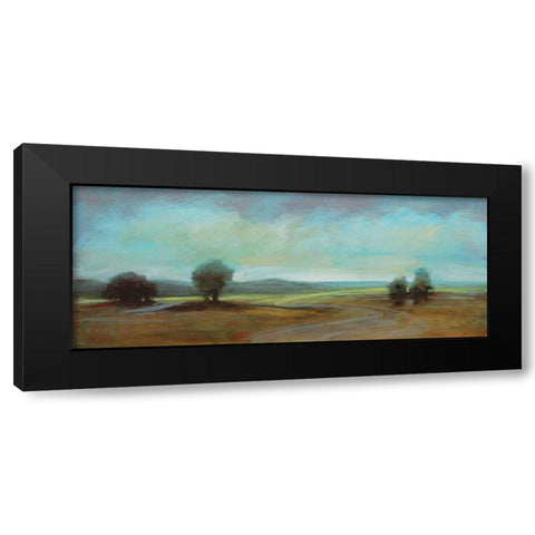 Landscape 101 Black Modern Wood Framed Art Print with Double Matting by Dag, Inc.
