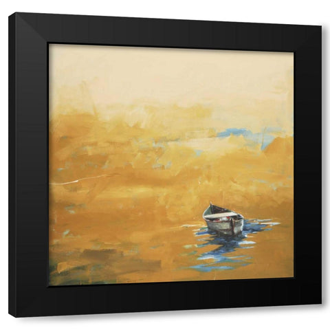 Set Sail 2 Black Modern Wood Framed Art Print with Double Matting by Dag, Inc.