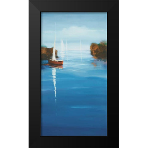 Set Sail 10 Black Modern Wood Framed Art Print by Dag, Inc.