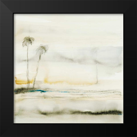 Solstice 5 Black Modern Wood Framed Art Print by Dag, Inc.