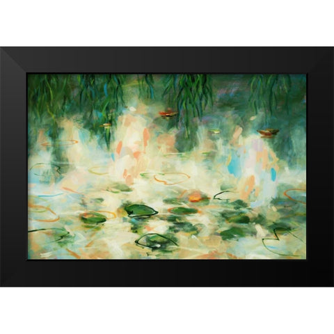 Solstice 9 Black Modern Wood Framed Art Print by Dag, Inc.