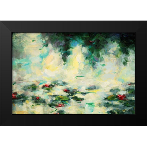 Solstice 10 Black Modern Wood Framed Art Print by Dag, Inc.