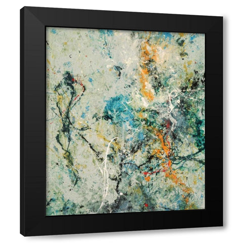 Tango 63 Black Modern Wood Framed Art Print by Dag, Inc.