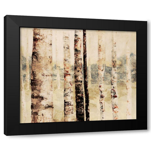 Woodland 6 Black Modern Wood Framed Art Print by Dag, Inc.