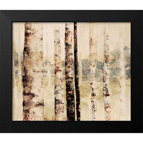 Woodland 6 Black Modern Wood Framed Art Print by Dag, Inc.