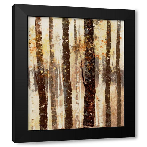 Woodland 7 Black Modern Wood Framed Art Print by Dag, Inc.
