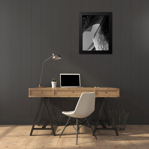 Ode to Gehry 7 Black Modern Wood Framed Art Print by Dag, Inc.