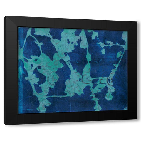 Brackish Flowers I Black Modern Wood Framed Art Print with Double Matting by Moore, Regina