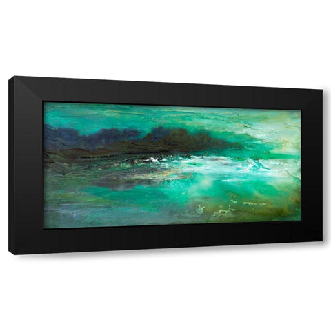 Dusk on the Coast  Black Modern Wood Framed Art Print by Finch, Sheila