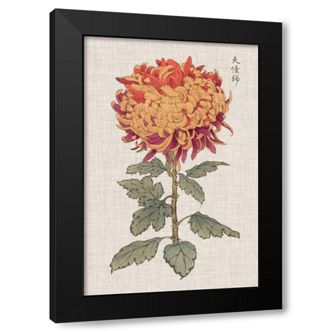 Vibrant Mums III Black Modern Wood Framed Art Print by Vision Studio