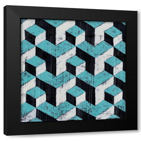 Over Under I Black Modern Wood Framed Art Print with Double Matting by Zarris, Chariklia