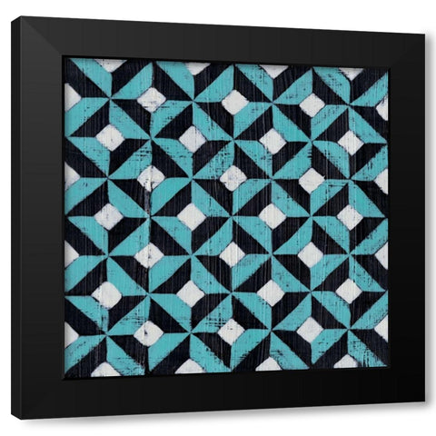 Over Under VIII Black Modern Wood Framed Art Print with Double Matting by Zarris, Chariklia