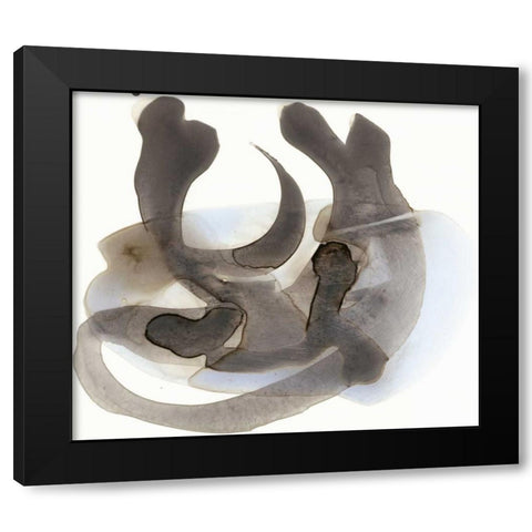 Embodiment I Black Modern Wood Framed Art Print by Stramel, Renee W.