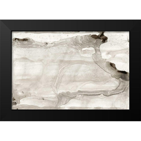Arroyo Black Modern Wood Framed Art Print by Stramel, Renee W.