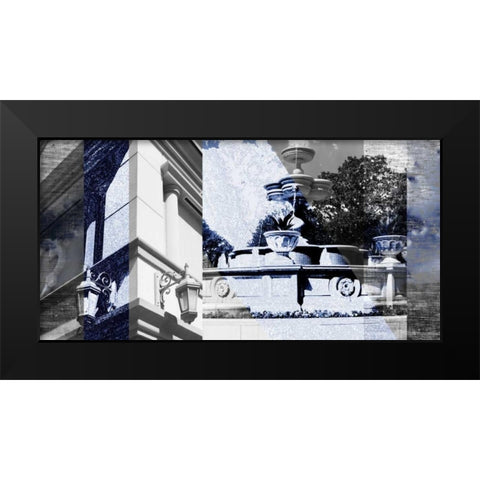 Architecture Collage II Black Modern Wood Framed Art Print by Jasper, Sisa