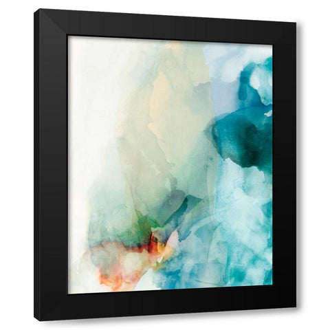 Aversion I Black Modern Wood Framed Art Print with Double Matting by Jasper, Sisa