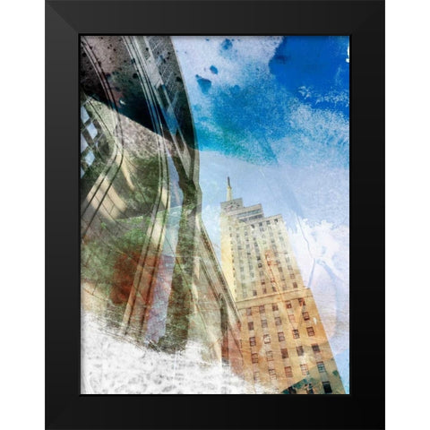 Dallas Architecture I Black Modern Wood Framed Art Print by Jasper, Sisa
