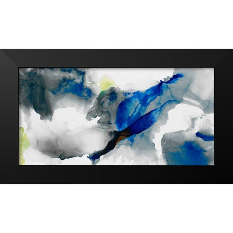 Ephemeral I Black Modern Wood Framed Art Print by Jasper, Sisa