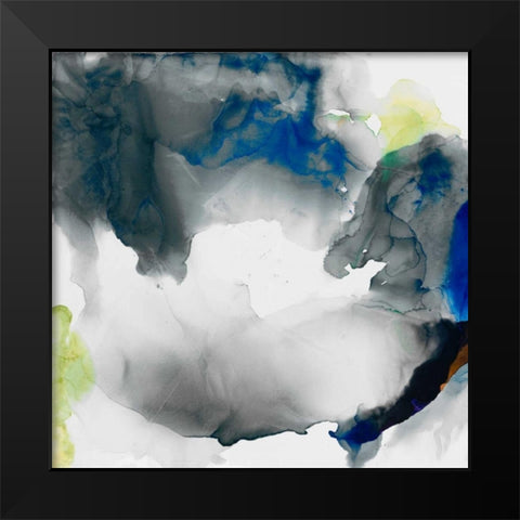 Ephemeral II Black Modern Wood Framed Art Print by Jasper, Sisa