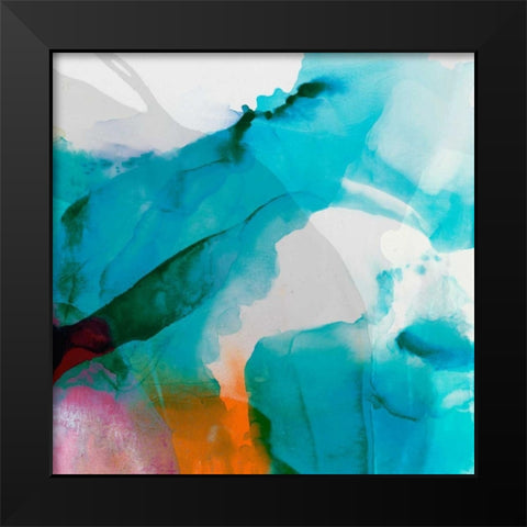 LA Abstract II Black Modern Wood Framed Art Print by Jasper, Sisa