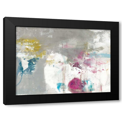 Minute I Black Modern Wood Framed Art Print by Jasper, Sisa