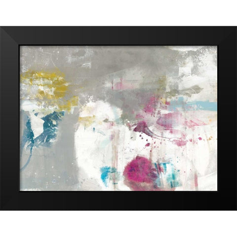 Minute I Black Modern Wood Framed Art Print by Jasper, Sisa