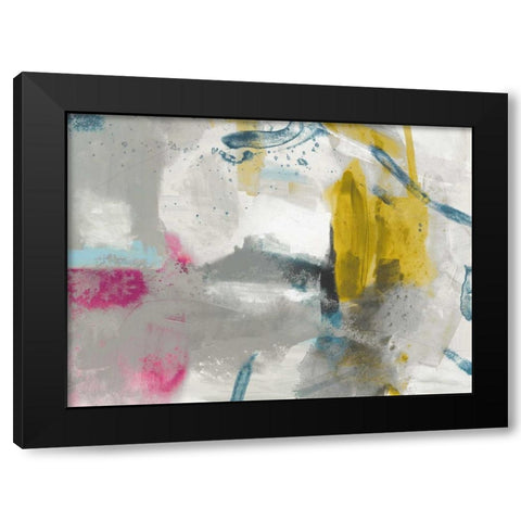 Minute II Black Modern Wood Framed Art Print with Double Matting by Jasper, Sisa