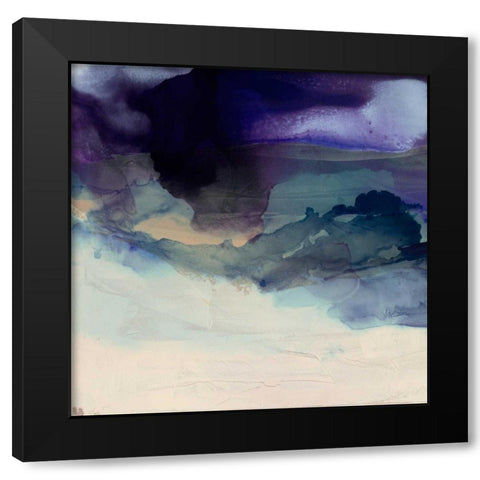 Purple Wunderlust I Black Modern Wood Framed Art Print by Jasper, Sisa