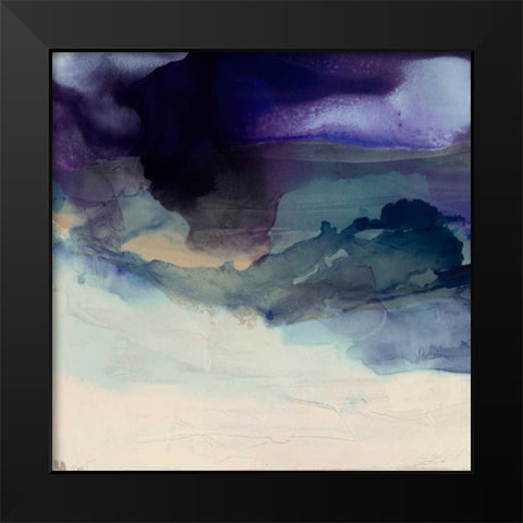 Purple Wunderlust I Black Modern Wood Framed Art Print by Jasper, Sisa