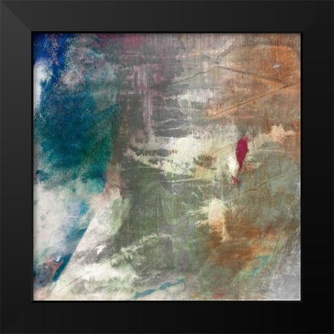 Mod Abstract I Black Modern Wood Framed Art Print by Jasper, Sisa
