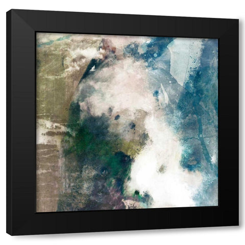 Mod Abstract II Black Modern Wood Framed Art Print by Jasper, Sisa