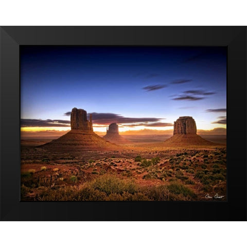 Pink Morning Glory II Black Modern Wood Framed Art Print by Drost, David