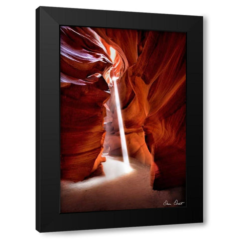 Sun Shining Through Canyon VI Black Modern Wood Framed Art Print by Drost, David