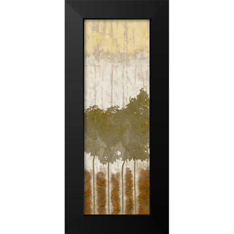 Natures Quartet I Black Modern Wood Framed Art Print by Saunders, Alonzo