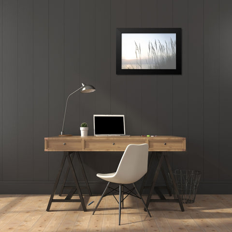 Morning Whisper II Black Modern Wood Framed Art Print by Chandler, Sharon