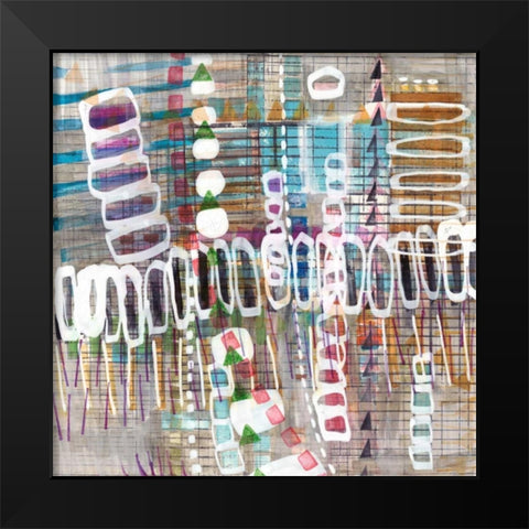 Tribal One I Black Modern Wood Framed Art Print by Galapon, Nikki