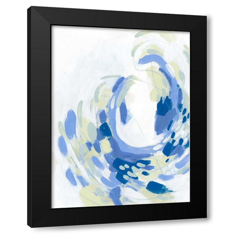 Sargasso I Black Modern Wood Framed Art Print with Double Matting by Vess, June Erica
