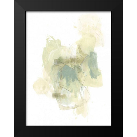 Fluid Integer I Black Modern Wood Framed Art Print by Vess, June Erica