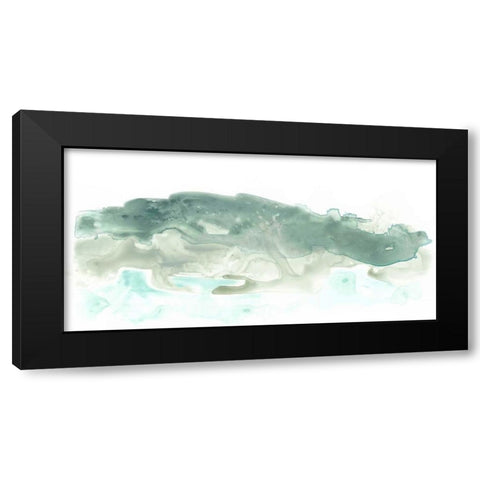 Liquid Landscape I Black Modern Wood Framed Art Print with Double Matting by Vess, June Erica