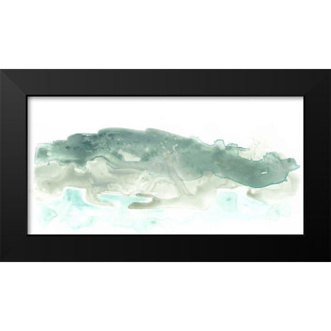 Liquid Landscape I Black Modern Wood Framed Art Print by Vess, June Erica